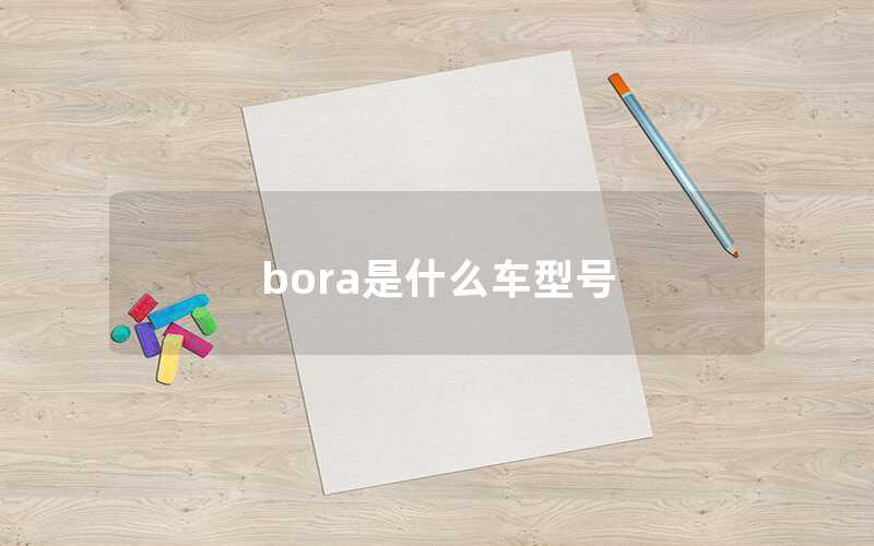 bora是什么车型号