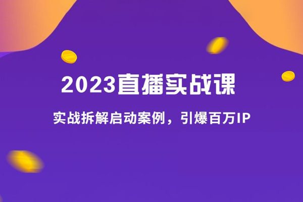 2023拆解启动案例，引爆百万IP实战课40讲