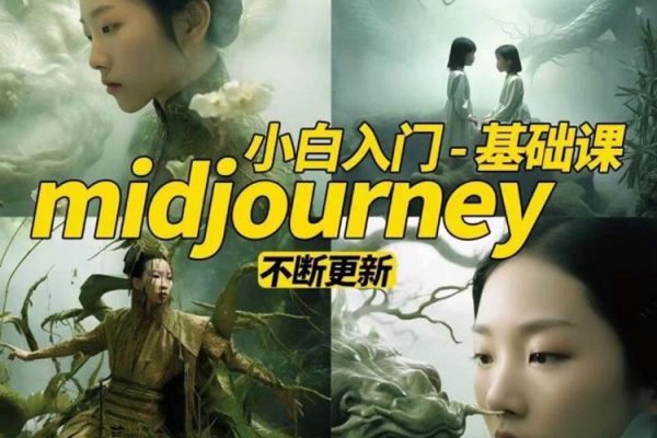 淘不掉学院·midjourney小白入门基础-AI摄影+AI设计+AI绘画