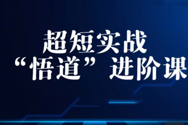 超短实战“ 悟道”进阶课