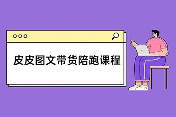 皮皮抖音图文带货陪跑课程