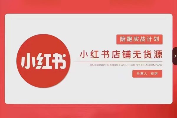 安琪-小红书店铺无货源实战