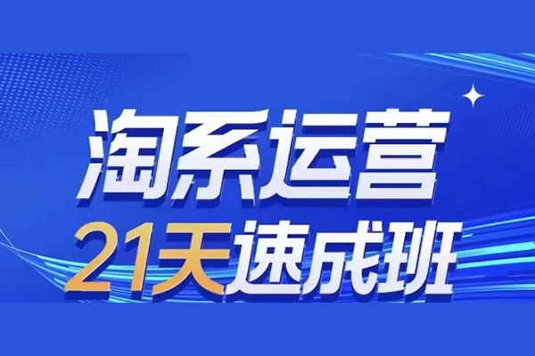 淘系运营21天速成班(更新24年5月)，0基础轻松搞定淘系运营，不做假把式