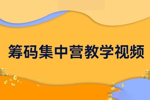 筹码集中营教学视频上下共2讲（俞湧）