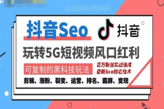 抖音SEO引流培训课程