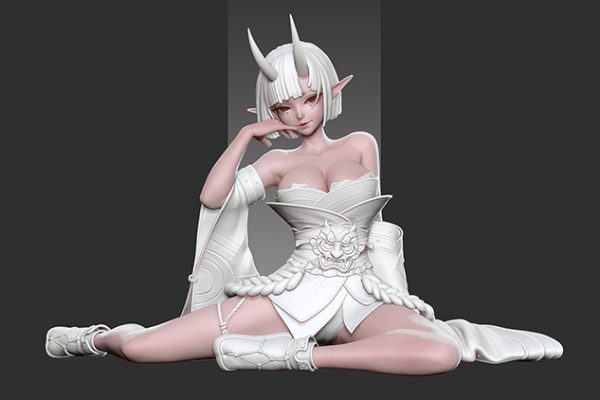 zbrush和服二次元角色案例教学