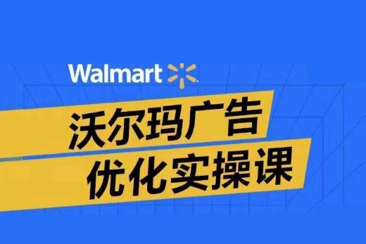 沃尔玛广告优化实操课，广告报告实操讲解，广告如何提高转化和ROAS等