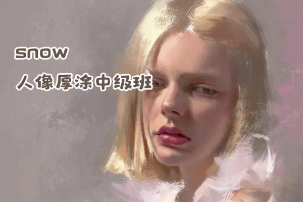 与snow人像厚涂中级班