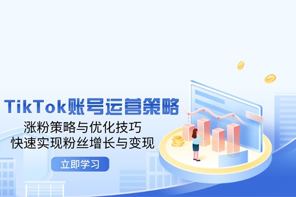 TikTok账号运营策略：涨粉策略与优化技巧，快速实现粉丝增长与变现